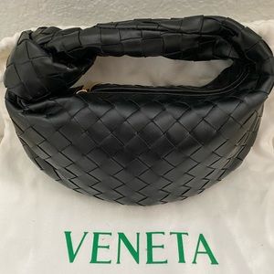 Bottega Veneta Mini Jodie Intrecciato Black